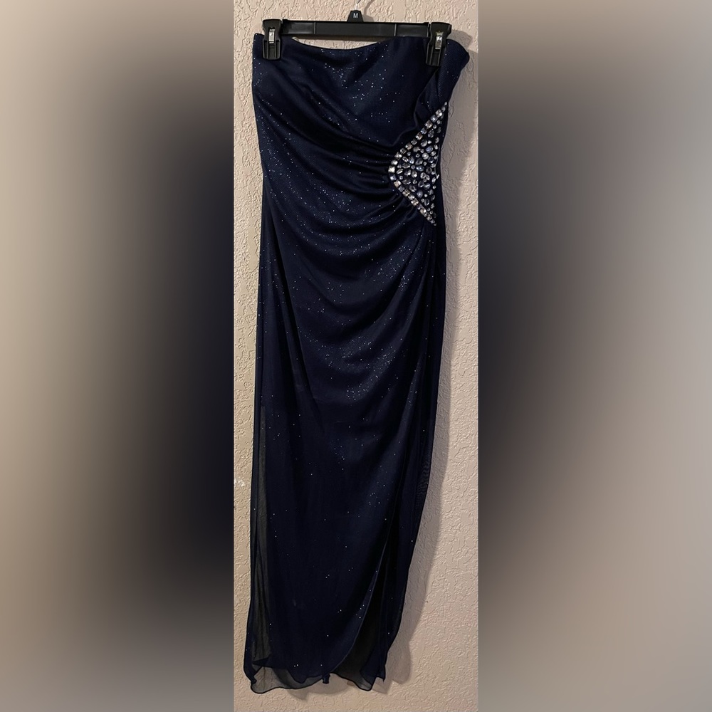 Teeze Me Dresses | Teeze Me Formal Strapless Prom Dress | Color: Blue | Size: 7